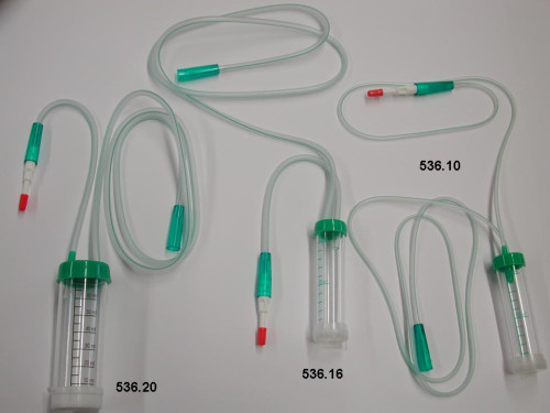 Aspiración de mucosidades con adaptador para broncoscopia